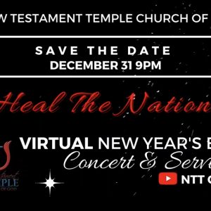New Year’s Eve Virtual Concert and Service –2020